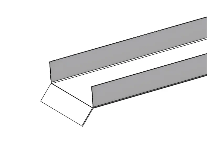 Saulės horizontalus vandeniui atsparus kanalas