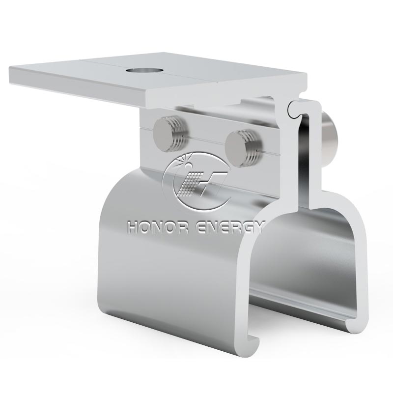 Saulės klipo laikrodis metaliniam stogui