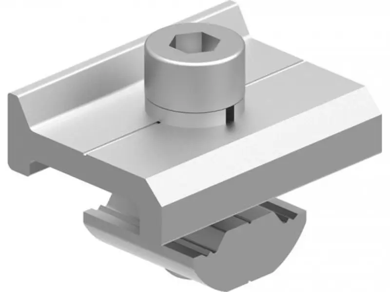 Saulės bėgelio spaustukas